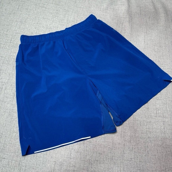 Lululemon Surge Short Linerless 7” Athletic Shorts Dark Royal Blue Size Small - Picture 5 of 10